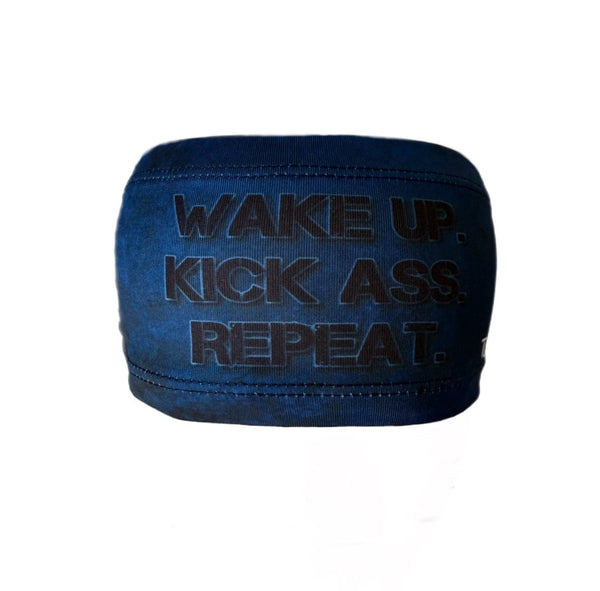 TowelUpNow Wake Up. Kick Ass. Repeat. Headband