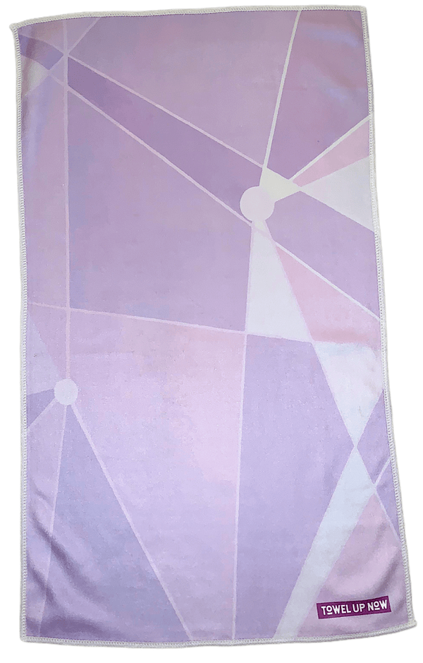 TowelUpNow Purple Wall Gym Towel