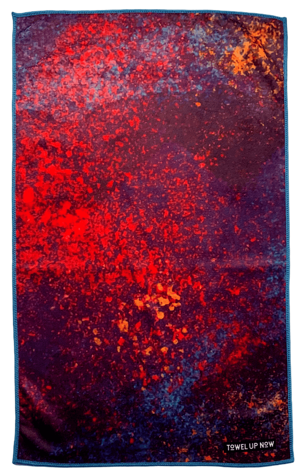TowelUpNow Tie Dye Splatter Gym Towel