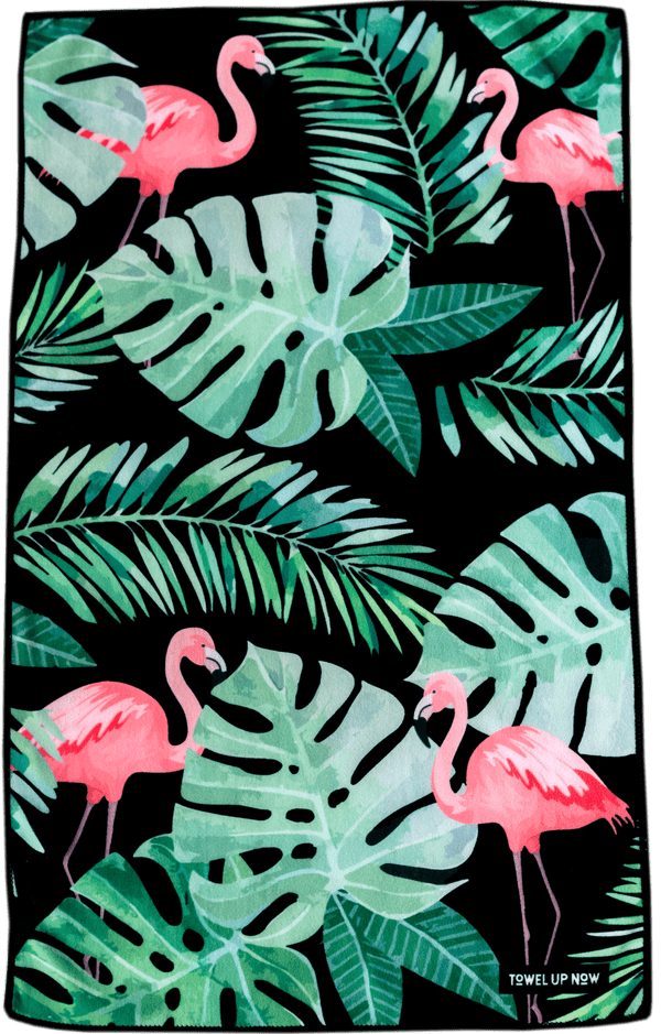 TowelUpNow Flamingo Vibe Gym Towel