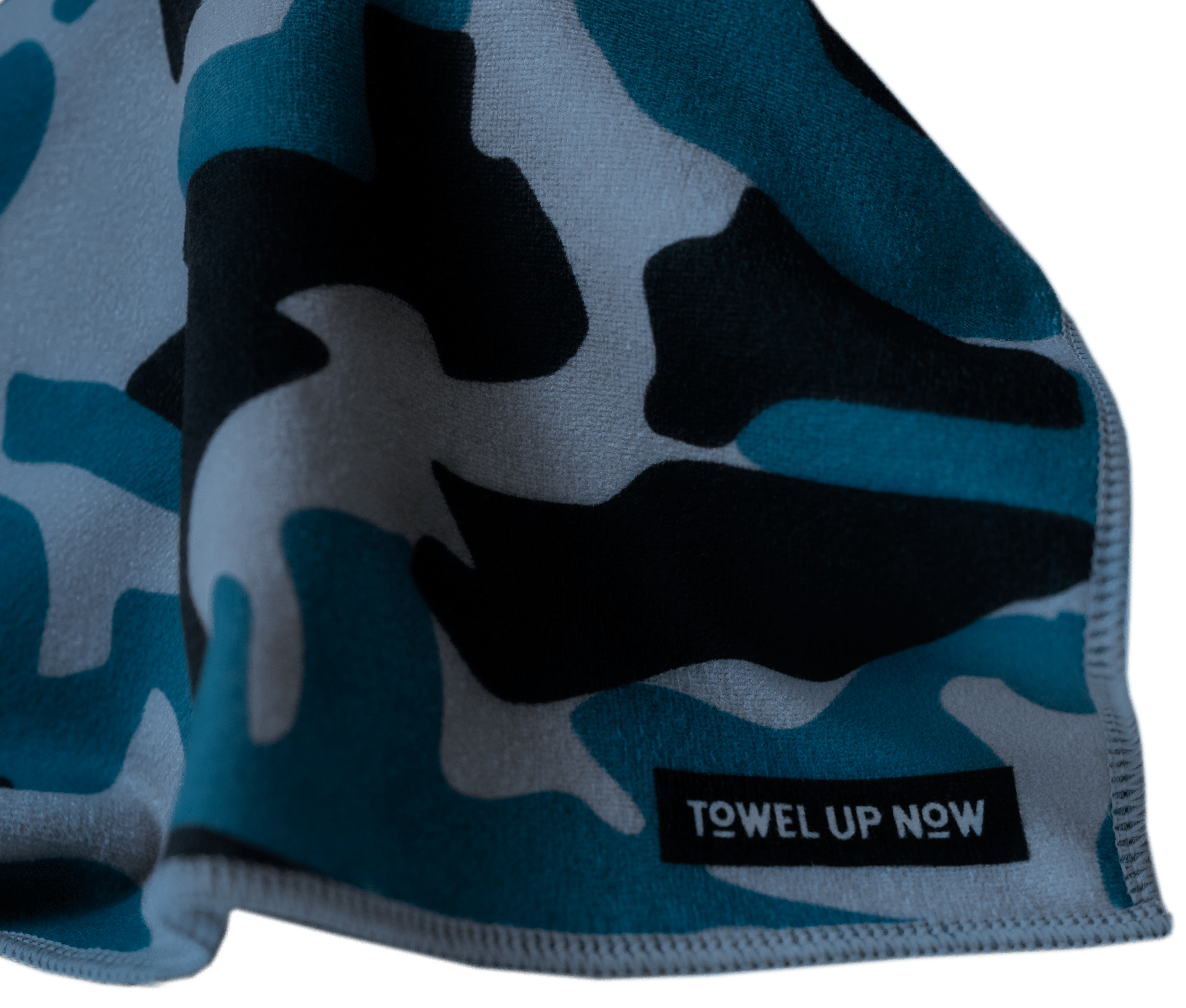 TowelUpNow Blue Camo Gym Towel