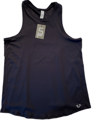 TowelUpNow Black Women's Cross-Tie Running Tank
