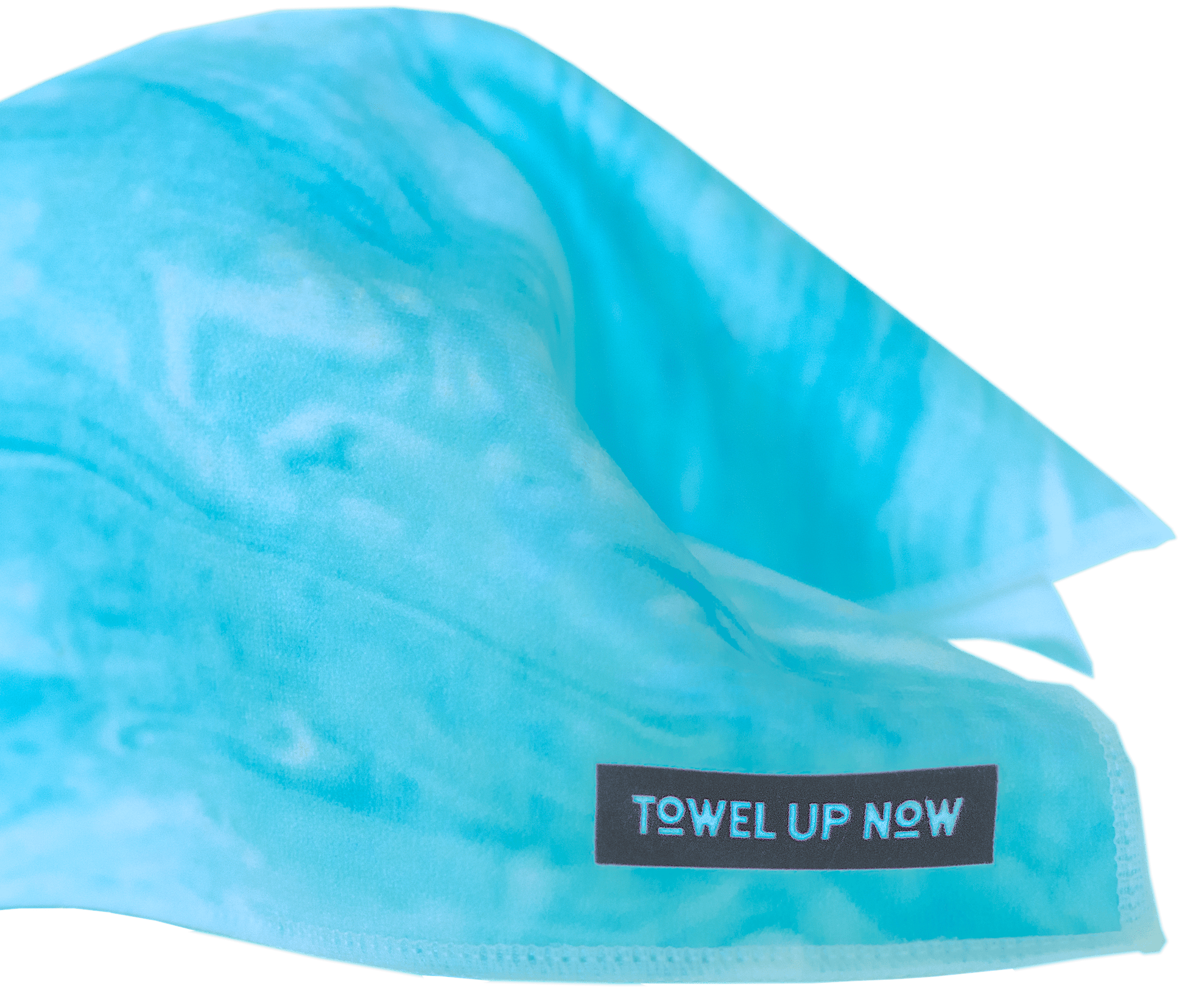 TowelUpNow Blue Marbleized Gym Towel