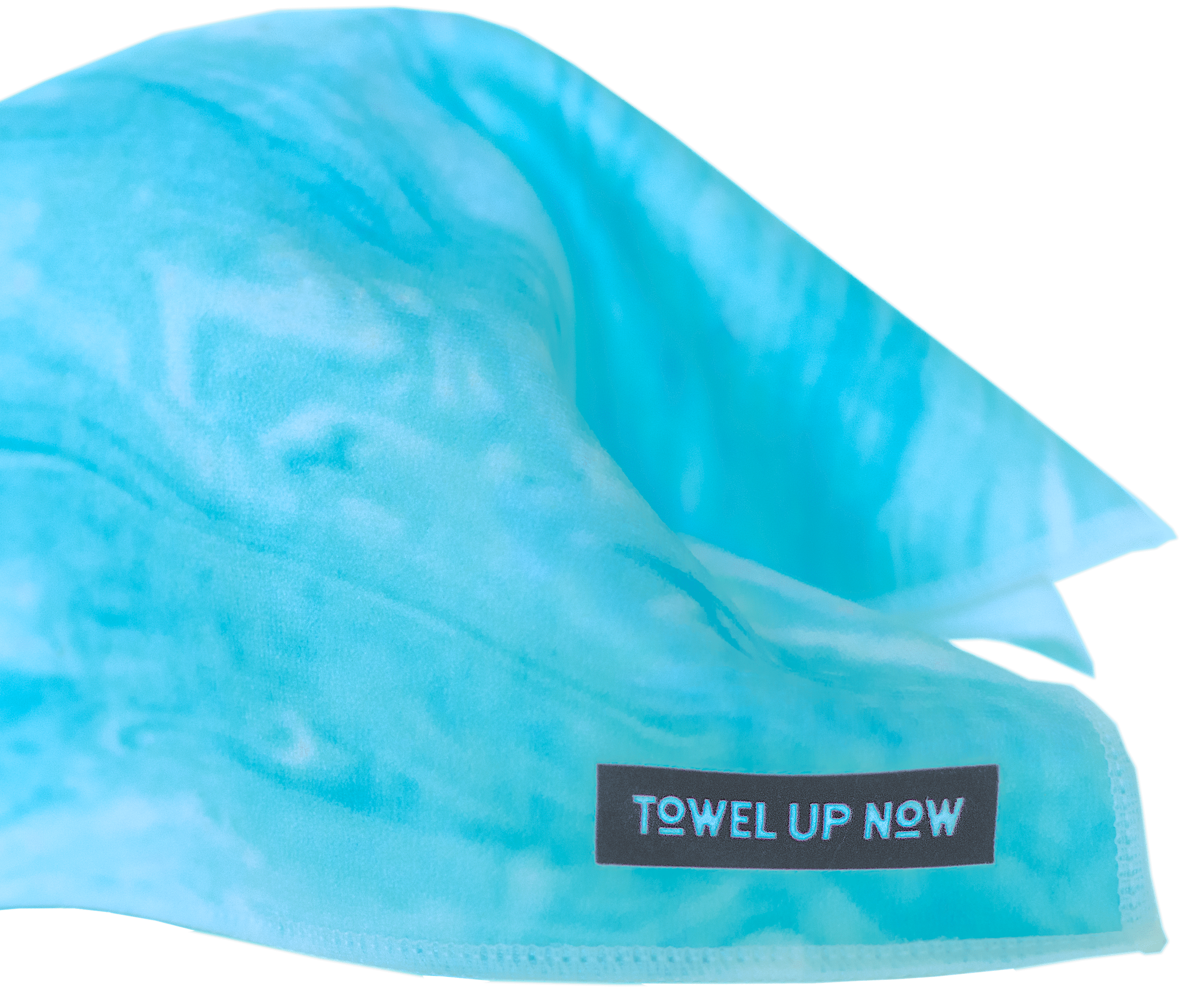 TowelUpNow Blue Marbleized Gym Towel