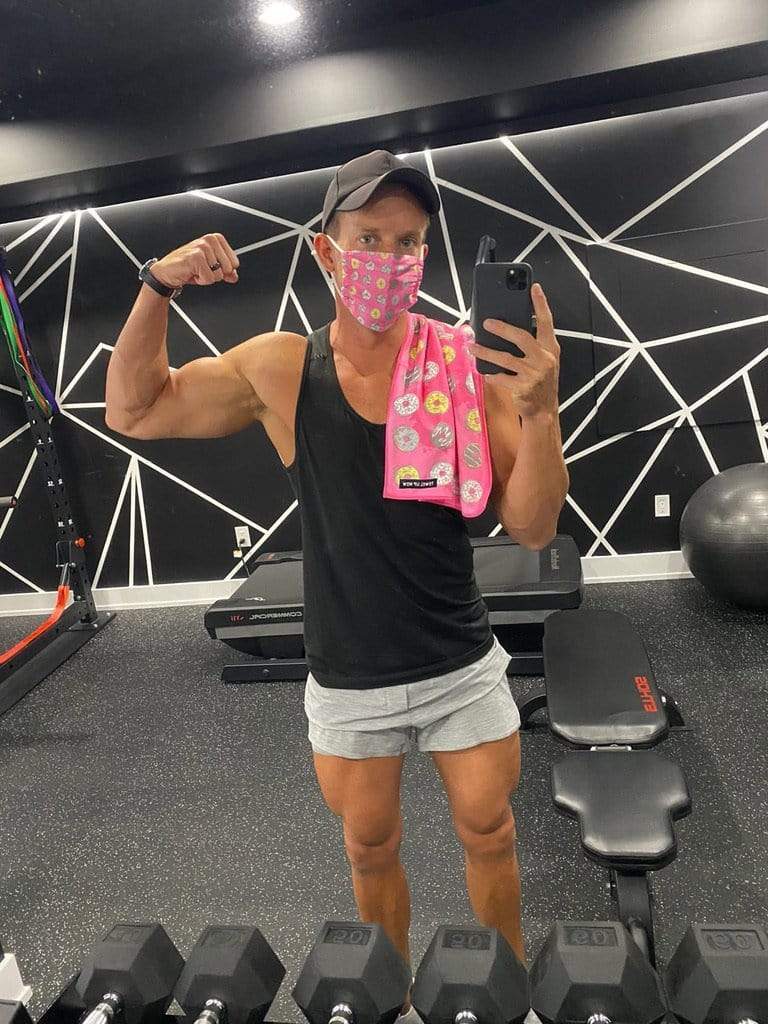 TowelUpNow Crazy for Donuts Gym Towel