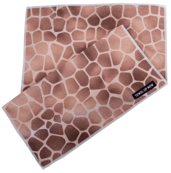 TowelUpNow Giraffe Spots Gym Towel