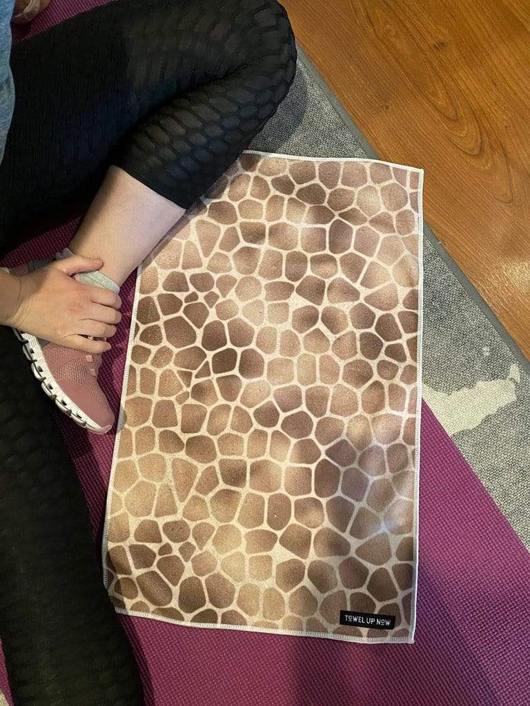 TowelUpNow Giraffe Spots Gym Towel