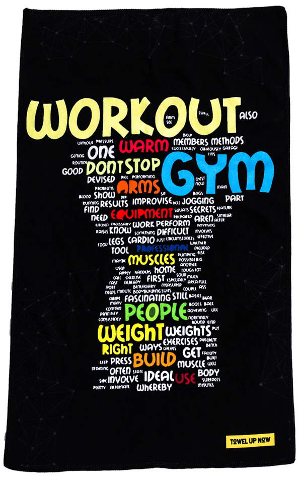 TowelUpNow Motivate Gym Towel