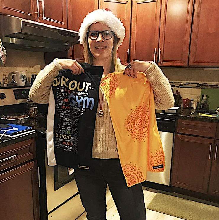 TowelUpNow Tequila Sunrise Gym Towel