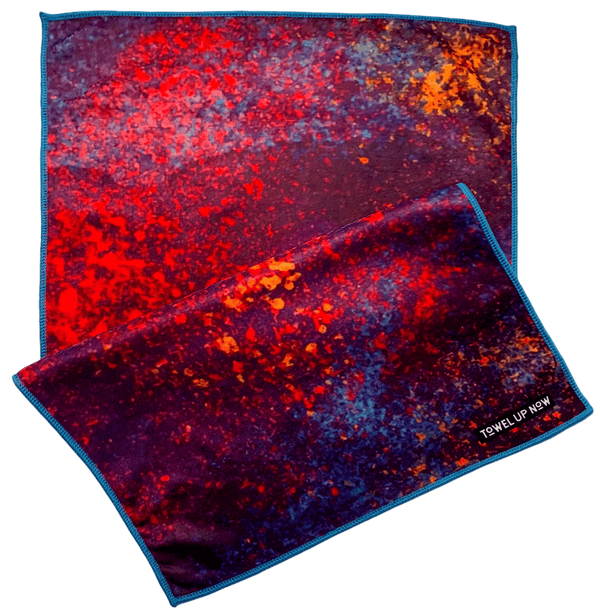 TowelUpNow Tie Dye Splatter Gym Towel